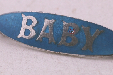 MOTHERとBABYのブローチ　イギリス　アンティークストリュフ