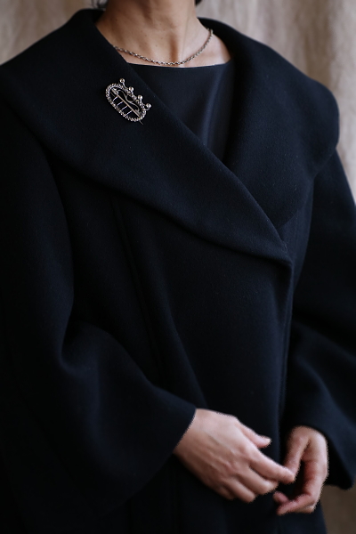 クリアペーストシルバーバックル　ジョージアンアンティーク アンティークストリュフ