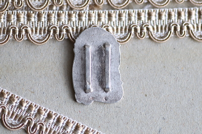 ルルドの聖母のシルバーメダイ　フランス アンティークストリュフ