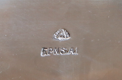 シルバープレートティー4点セット　イギリス　アンティークストリュフ