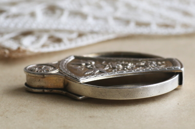 銀の手鏡　boin taburet a paris フランス アンティークストリュフ