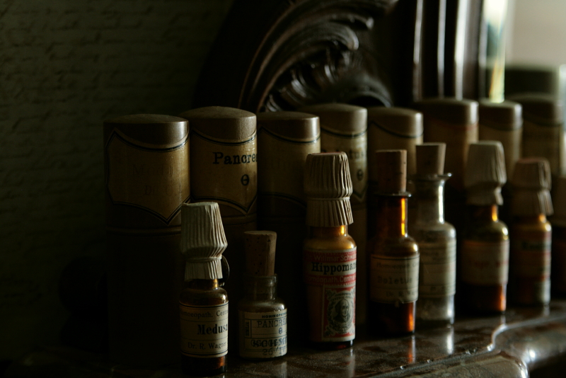 アンティーク薬品壜　実験道具　フランス　ラボラトリー