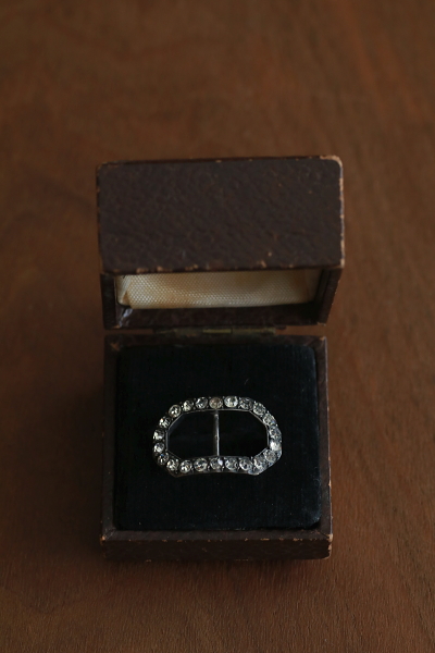 ジョージアンシルバーペースとシューバックル　イギリス　オーストリアハンガリー帝国　アンティークストリュフ 20250605