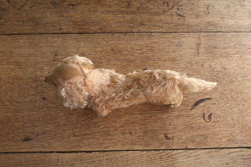 Steiffのダックスフンド　waldi ドイツ　アンティークストリュフ