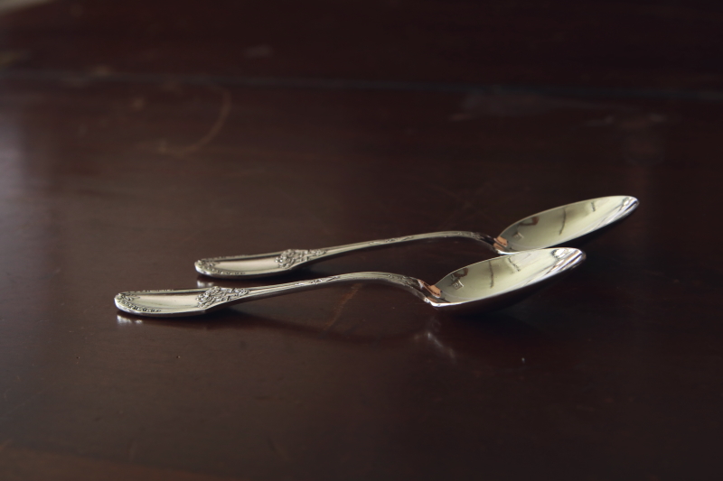 アンピールスタイルのティースプーン　BOULENGER　フランス　ブーランジェ　アンティークストリュフ