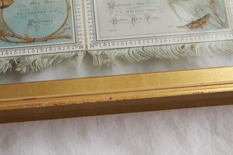 ヴィクトリアングリーティングカード　ハンギングフレーム　イギリス