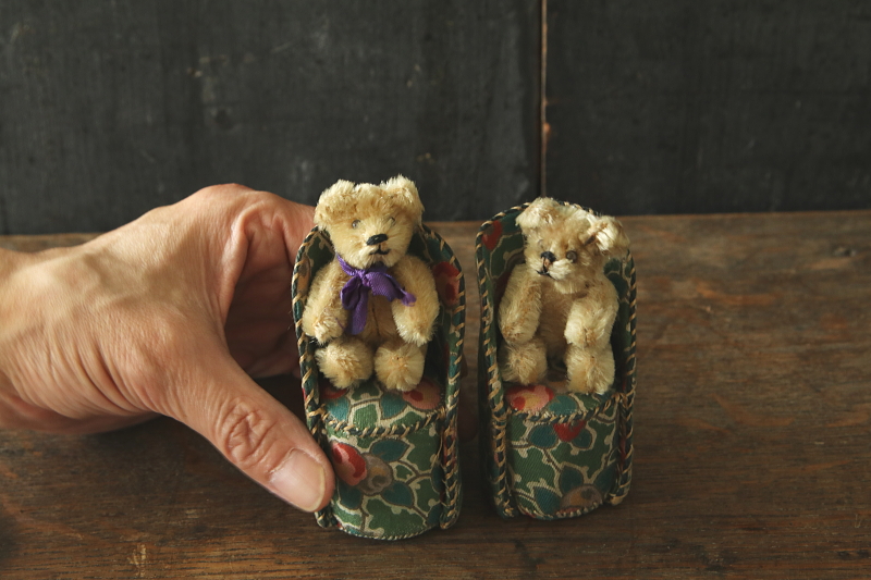 Schucoのミニチュアベア　talisman miniature bear シュコー　ドイツ　アンティークストリュフ