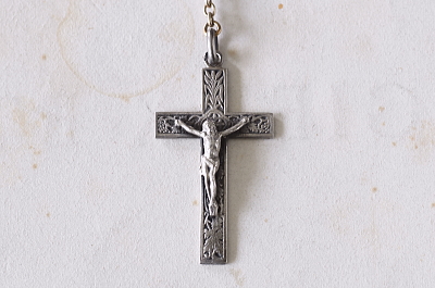 シルバービーズロザリオ　アンティークストリュフ