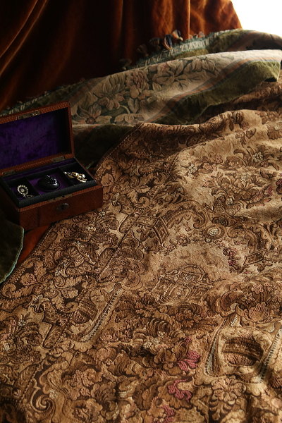 花のヴィンテージゴブラン　フランス アンティークストリュフ 20251024