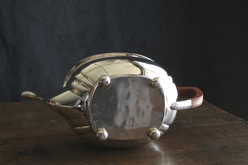 シルバープレートティー4点セット　イギリス　アンティークストリュフ