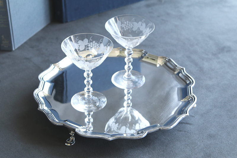 mappin and webbのサルヴァ　マッピンアンドウェッブ　シルバートレイ　イギリス　アンティークストリュフ