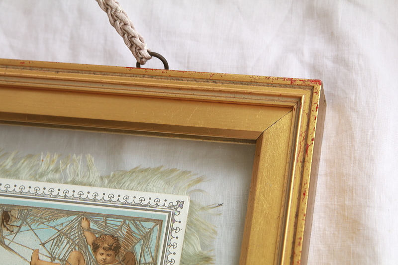 ヴィクトリアングリーティングカード　ハンギングフレーム　イギリス