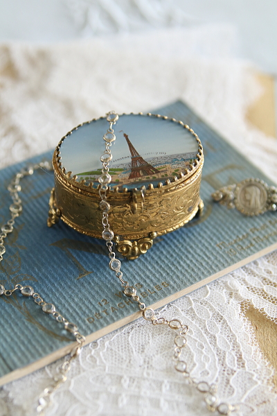 パリ万博のジュエリーボックス　フランス　アンティークストリュフ