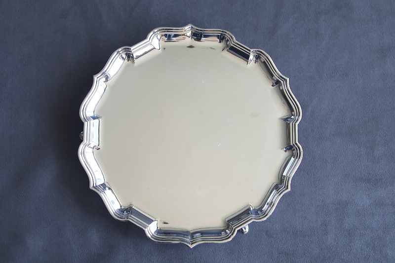 mappin and webbのサルヴァ　マッピンアンドウェッブ　シルバートレイ　イギリス　アンティークストリュフ