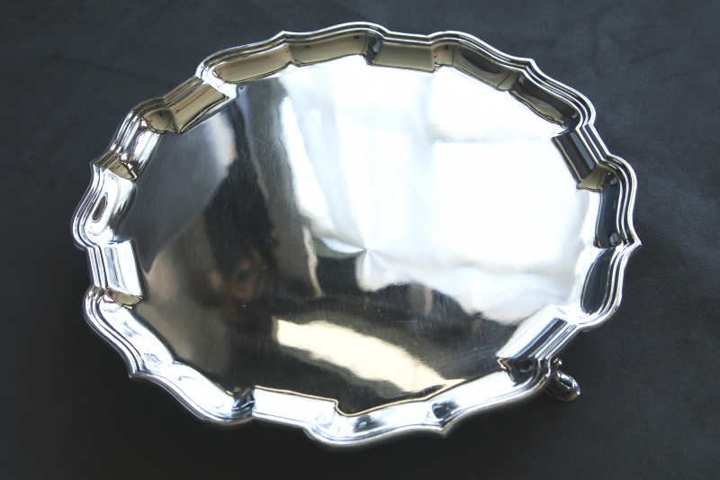 mappin and webbのサルヴァ　マッピンアンドウェッブ　シルバートレイ　イギリス　アンティークストリュフ