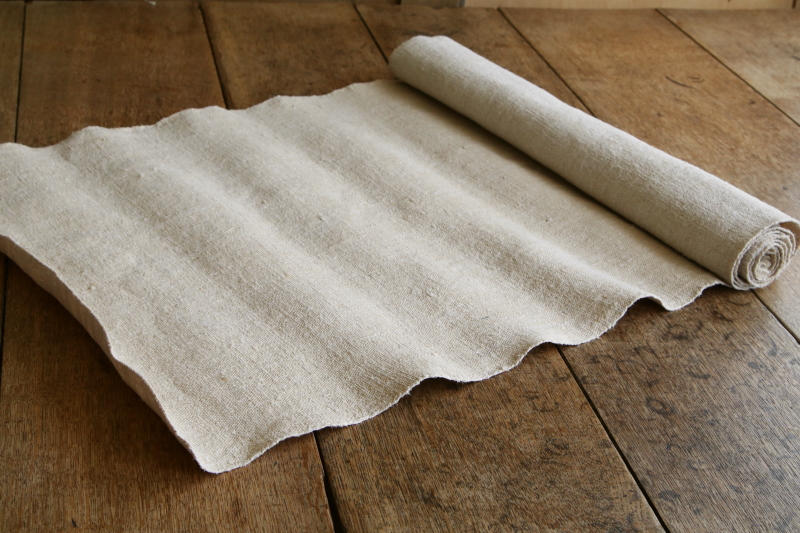 ホームスパンハンガリアンヘンプロール　ハンガリー　アンティークストリュフ