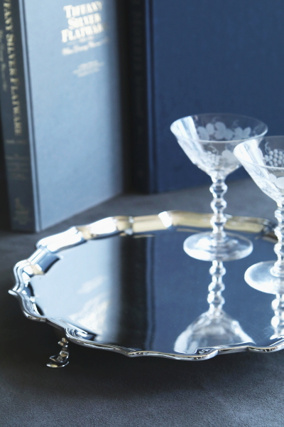 mappin and webbのサルヴァ　マッピンアンドウェッブ　シルバートレイ　イギリス　アンティークストリュフ