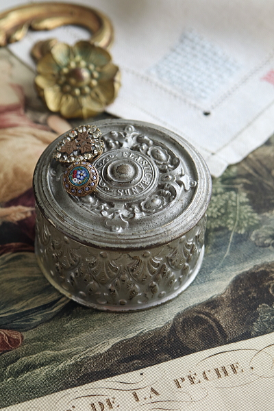 Elastic bands　メタルケース　イギリス　ヴィクトリアン　アンティークストリュフ 20251015