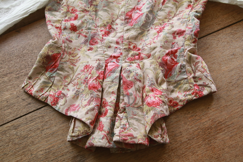 トワルドジュイのジャケット　フランス　アンティークストリュフ