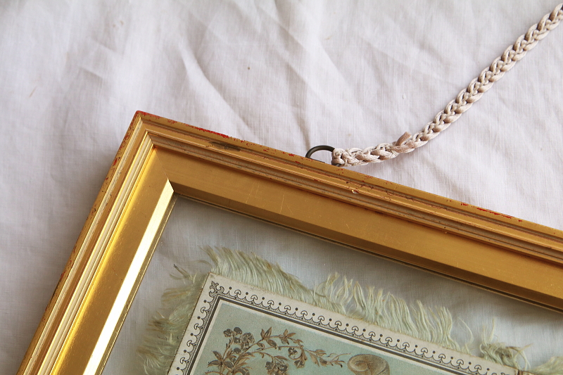 ヴィクトリアングリーティングカード　ハンギングフレーム　イギリス