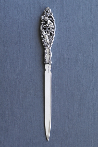 天使のペーパーナイフ　葡萄　reed and barton　アメリカ　アンティークストリュフ