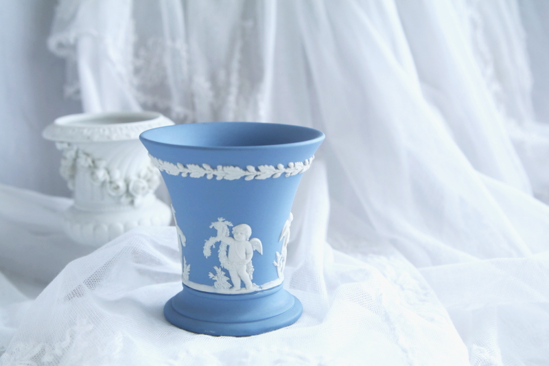 ジャスパーウェア　フラワーベース　ウエッジウッド wedgwood イギリス