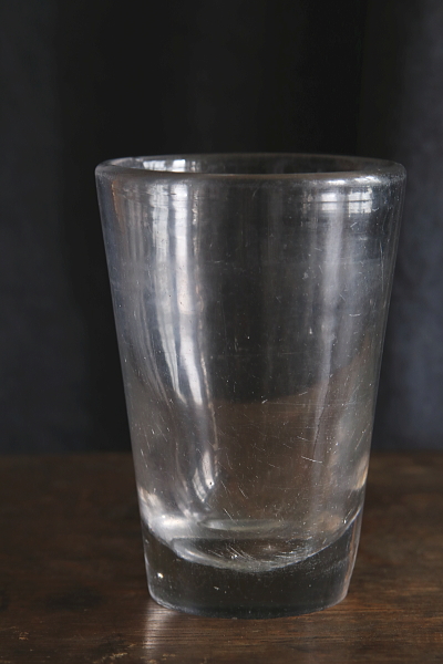 厚硝子のタンブラー　フランス アンティークストリュフ