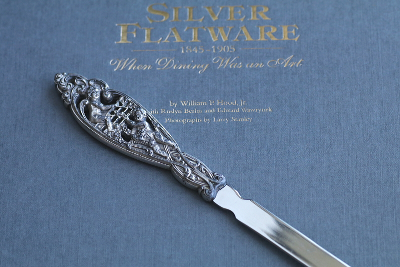 天使のペーパーナイフ　葡萄　reed and barton　アメリカ　アンティークストリュフ