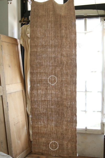 ホームスパンハンガリアンヘンプロール　ハンガリー　アンティークストリュフ