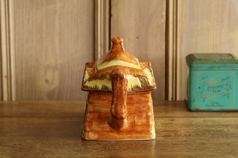 カントリーコテージティーポット　price and kensington PARAMOUNT POTTERY　アンティークストリュフ