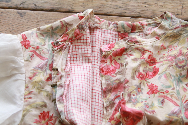 トワルドジュイのジャケット　フランス　アンティークストリュフ