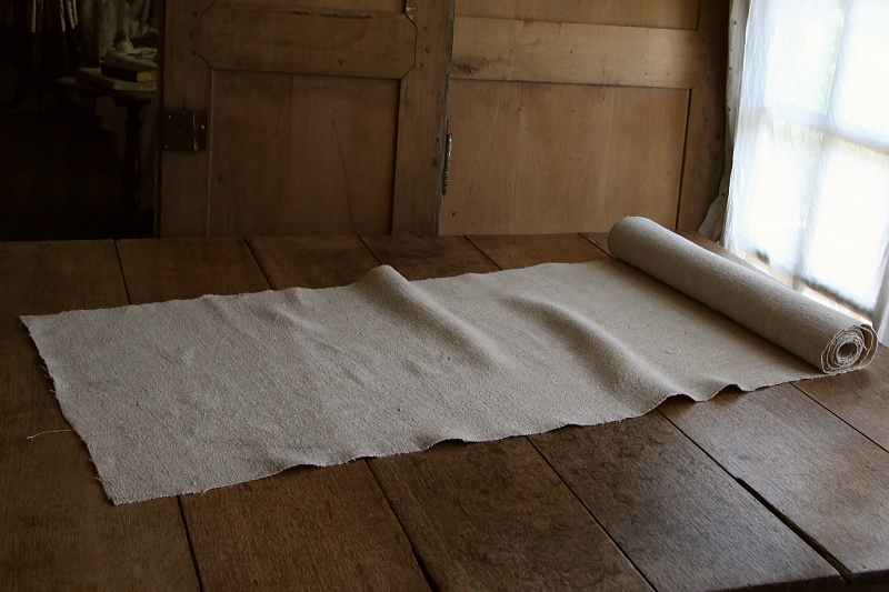 ホームスパンハンガリアンヘンプロール　ハンガリー　アンティークストリュフ