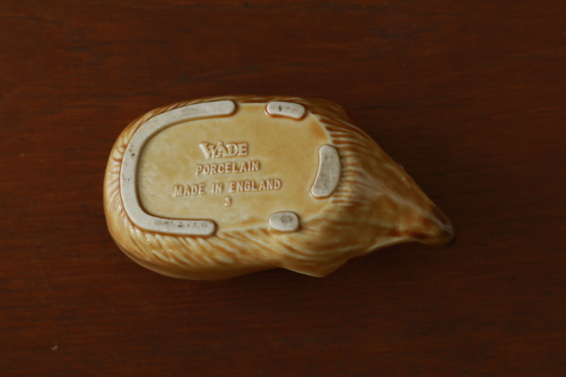 ヘッジホッグの小物入れ　WADE　イギリス　アンティークストリュフ