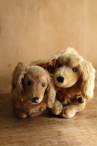 Steiffのダックスフンド　waldi ドイツ　アンティークストリュフ
