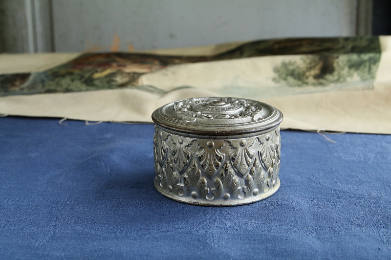 Elastic bands　メタルケース　イギリス　ヴィクトリアン　アンティークストリュフ