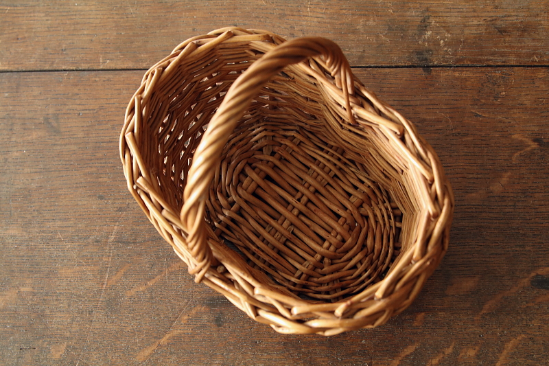 小さなハンドルバスケット イギリス チャイルドバスケット