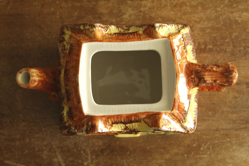 カントリーコテージティーポット　price and kensington PARAMOUNT POTTERY　アンティークストリュフ