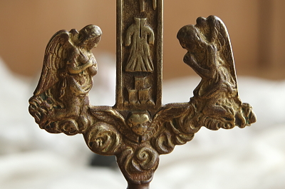 真鍮の磔刑のイエス像　フランス アンティークストリュフ 20251224