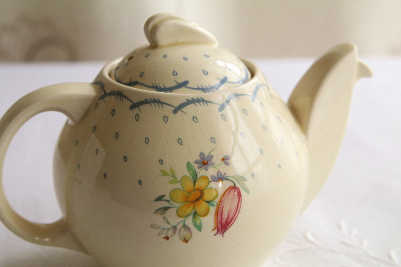 susie cooper スージークーパー　プランタン　ティーフォーツーポット　イギリス　アンティークストリュフ