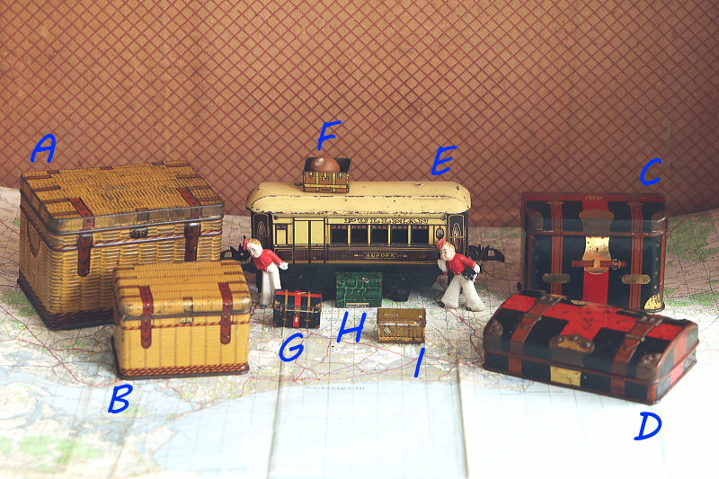 アンティークビスケットティンボックス　ブリキ缶　Hudson Scott & Sons Ltd,　Huntley & Palmers イギリス