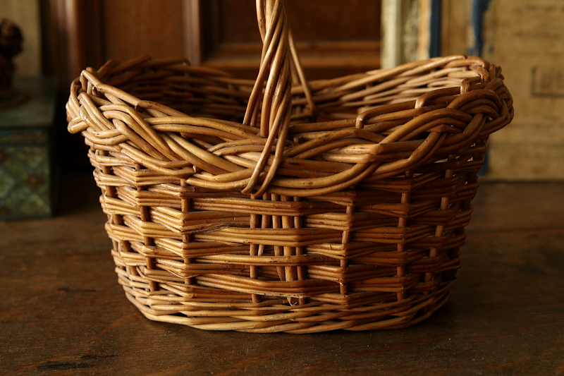 小さなハンドルバスケット イギリス チャイルドバスケット