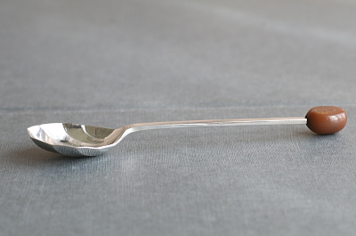 コーヒービーンズスプーンセット　イギリス アンティークストリュフ