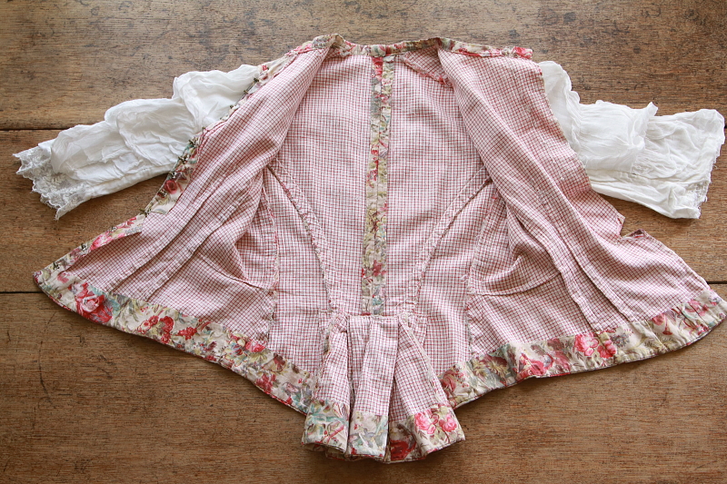 トワルドジュイのジャケット　フランス　アンティークストリュフ