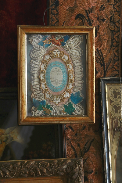 ヴィクトリアングリーティングカード　ヴィンテージフレーム　イギリス　アンティークストリュフ 20250515