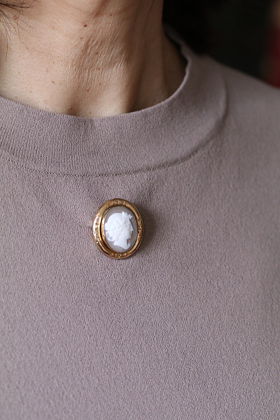 ヴィクトリアンシェルカメオ　神々の肖像　イギリス