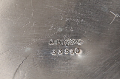 シャルパターン　ティー3点セット　イギリス　アンティークストリュフ