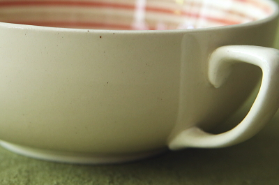 クレヨンライン　スープカップソーサー　ピンク　イギリス　susie cooper アンティークストリュフ