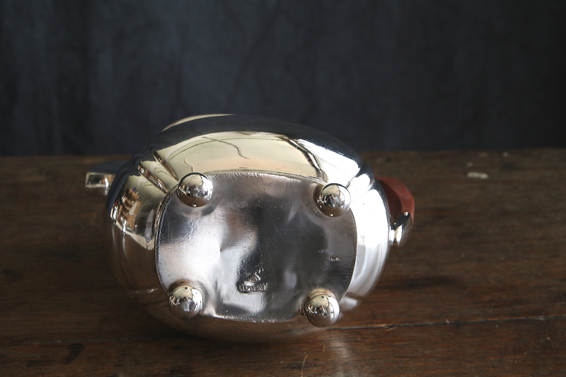 シルバープレートティー4点セット　イギリス　アンティークストリュフ