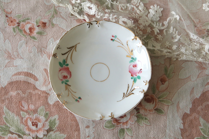 ウエディングスーベニール　コーヒーカップソーサー　vieux paris　アンティークストリュフ