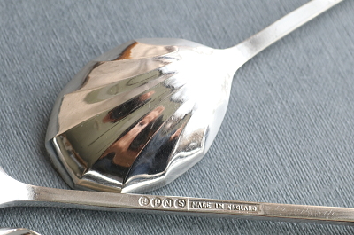 コーヒービーンズスプーンセット　イギリス アンティークストリュフ